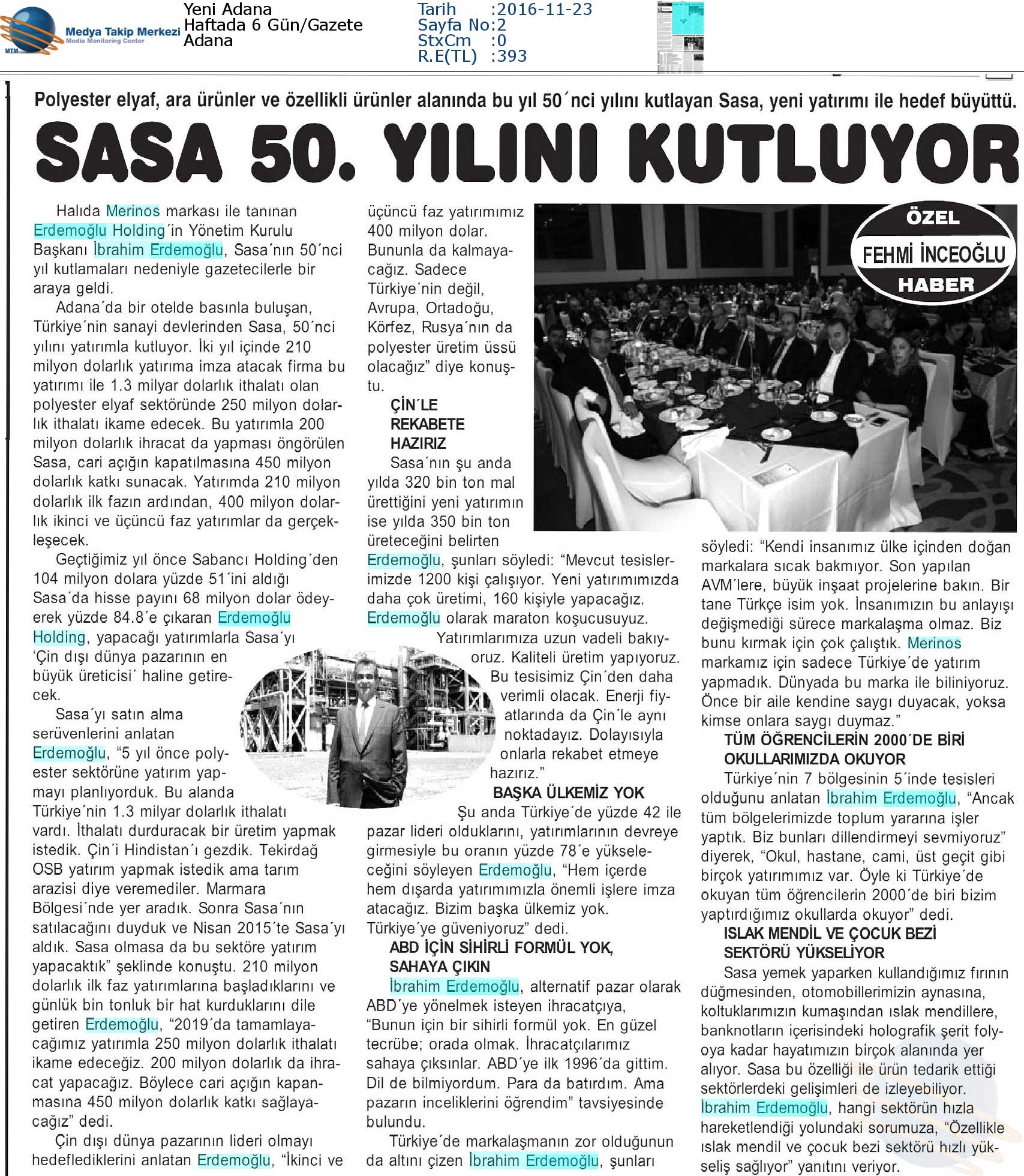 Blog yazısı SASA 50. Yılını Kutluyoriçin resim
