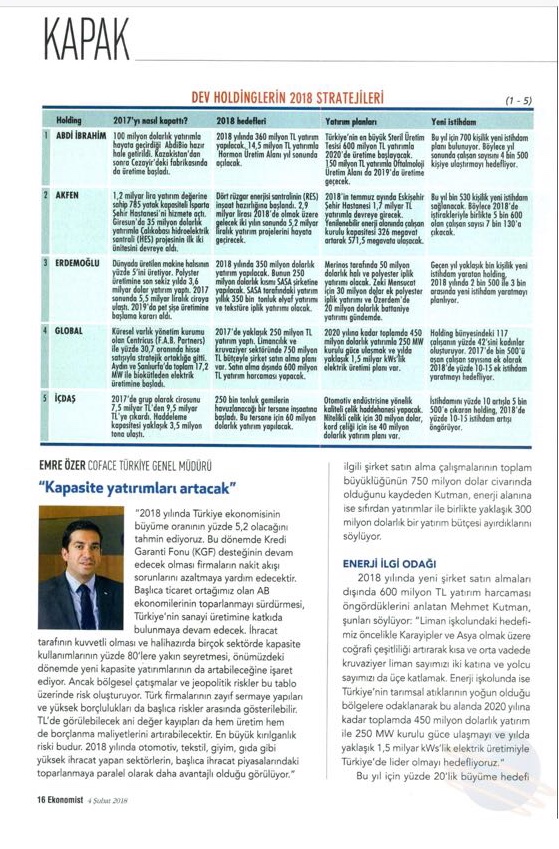 Blog yazısı Dev Holdinglerin 2018 Stratejileriiçin resim