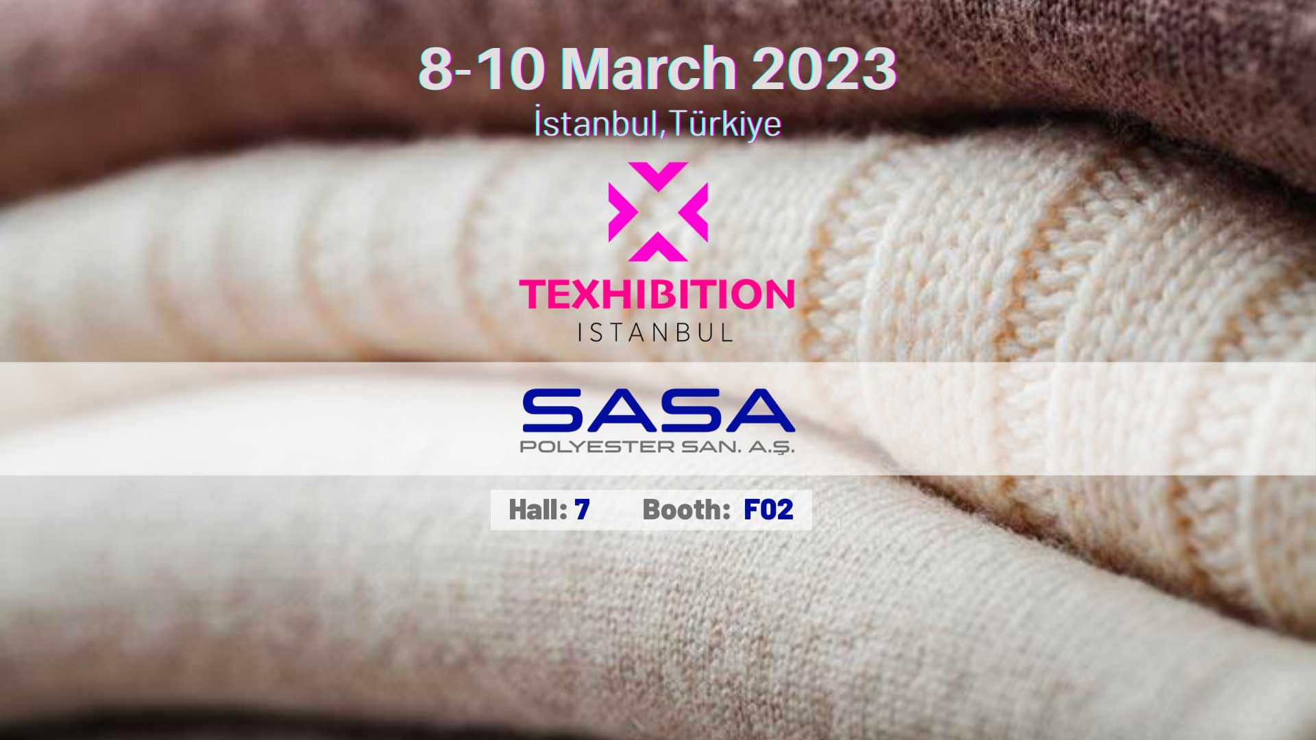 Blog yazısı 8-10 Mart 2023 Texhibition Fuar Katılımıiçin resim