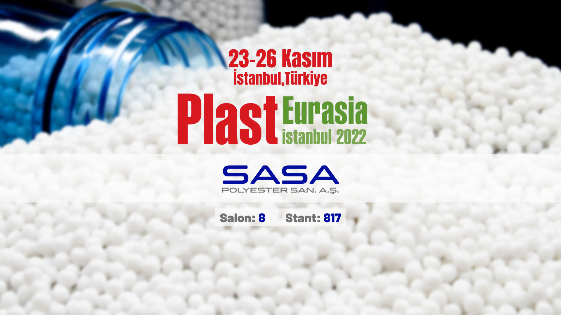 Blog yazısı 23-26 Kasım 2022 Plast Eurasia İstanbul Fuar Katılımıiçin resim